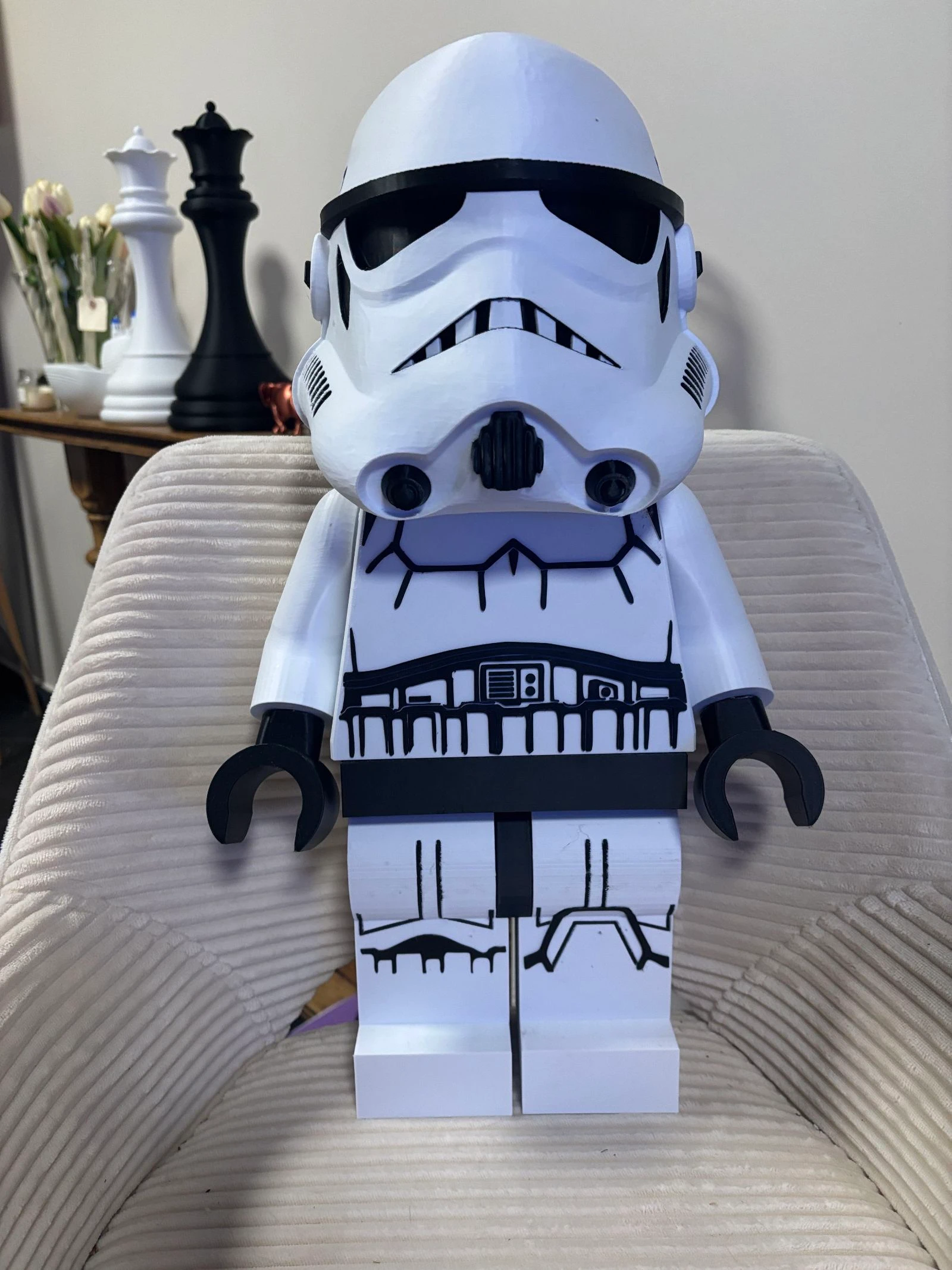 Réplique LEGO Star Wars 50 cm avec son casque pièce unique 🌟